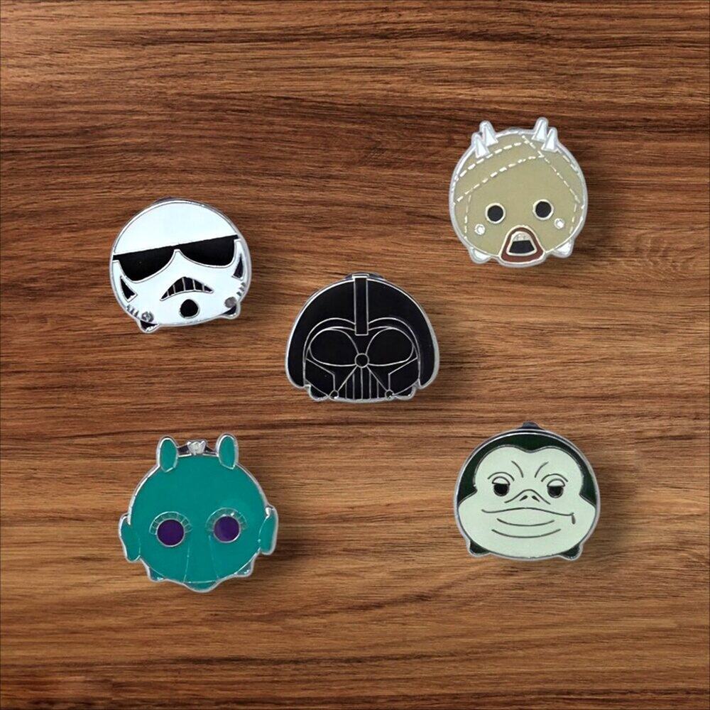 5 Star Wars Disney Parks Trading Pins, Plus 2 Bonus Pins